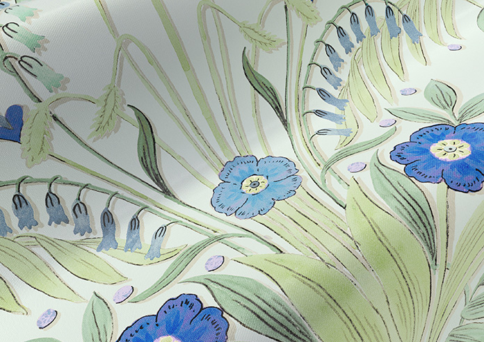 Cotswold Faux Silk, Sapphire - Twist&Fit Roman Blind - Image 4